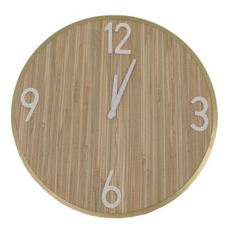 Gold Rimmed Wooden Clock