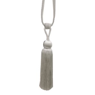 Plain Yarn Ball Silver Tie Back