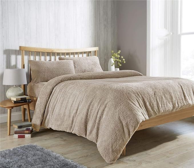 Cosy fleece duvet set top
