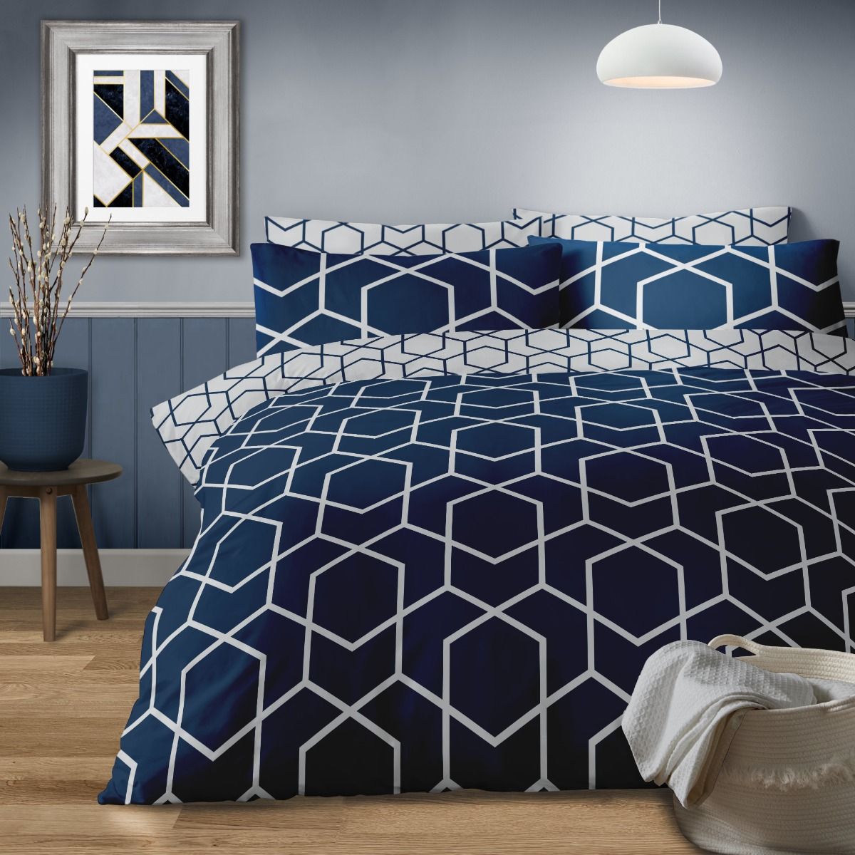 Navy shop duvet sets