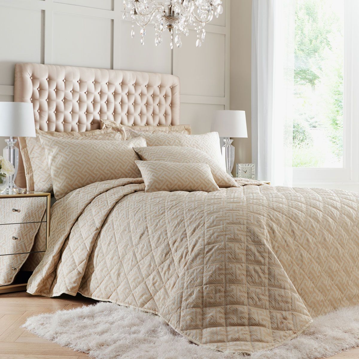Gold duvet set discount
