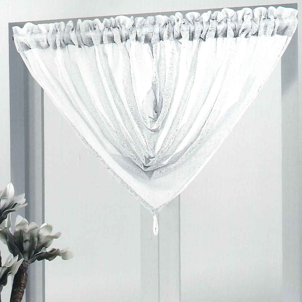Voile swag shop curtains