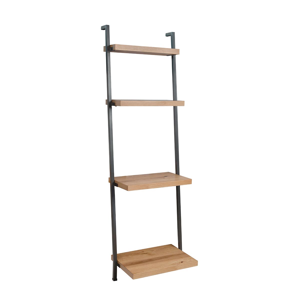 Shelf Leaning Bookcase Loring Bookshelf Hamburg Oak Oak Bookcase