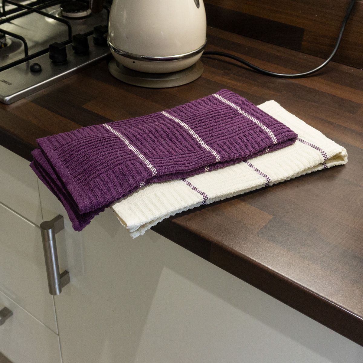 Dark purple new arrivals kitchen towels