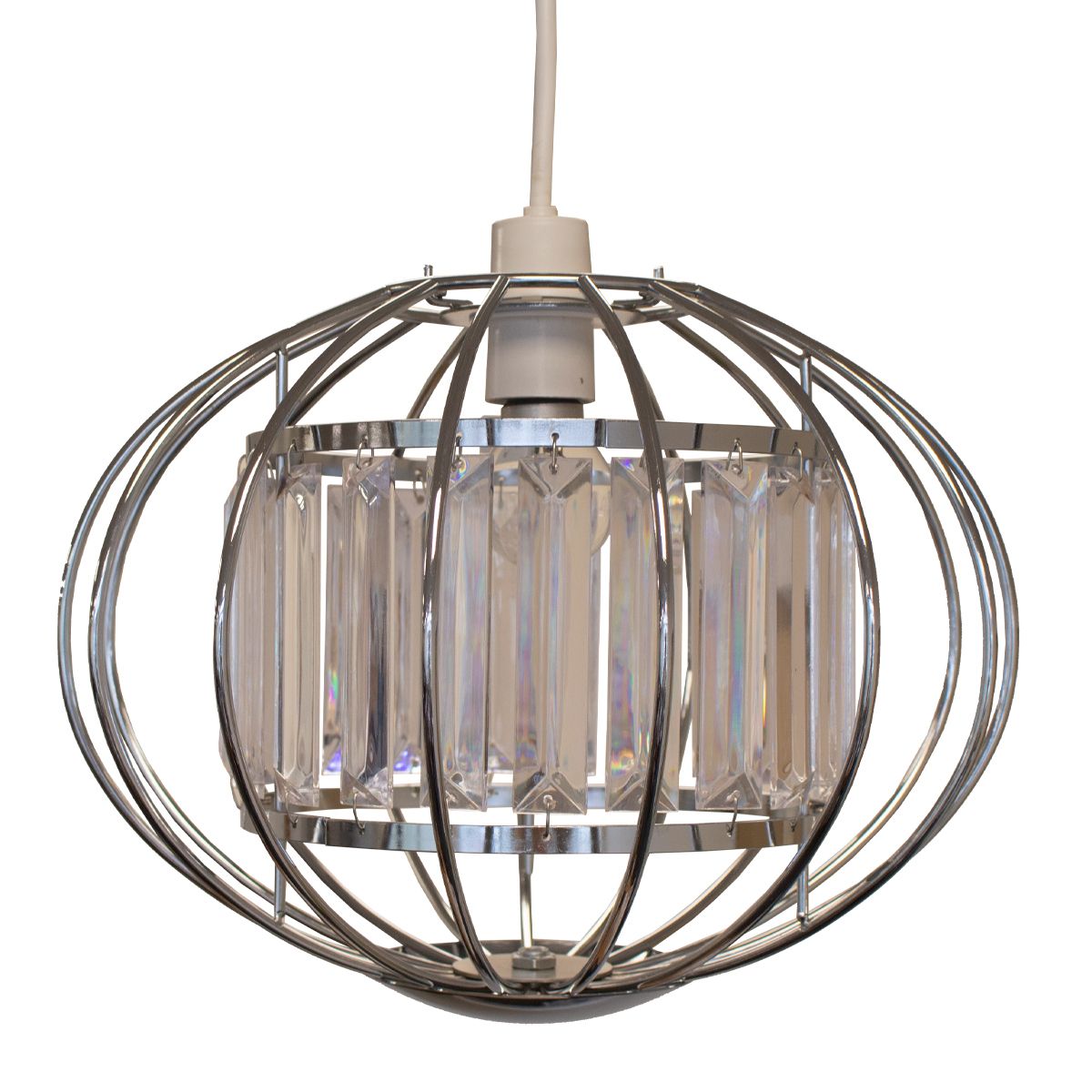 esme clear clear pendant