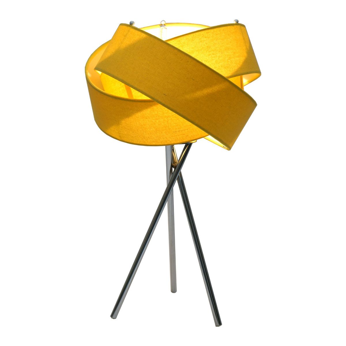 Ochre tripod table sales lamp
