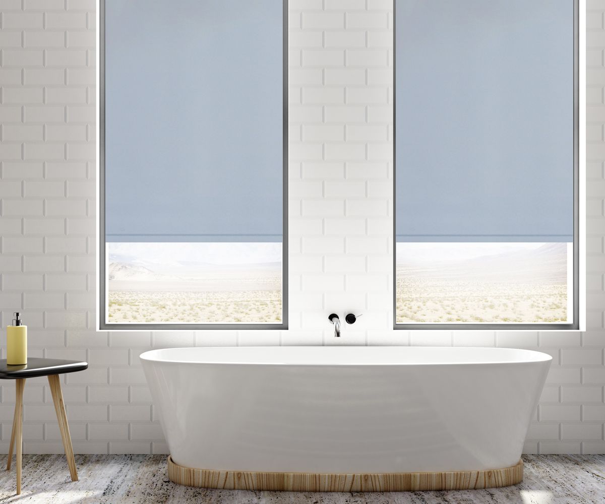 Blackout Light Grey Roller Blind