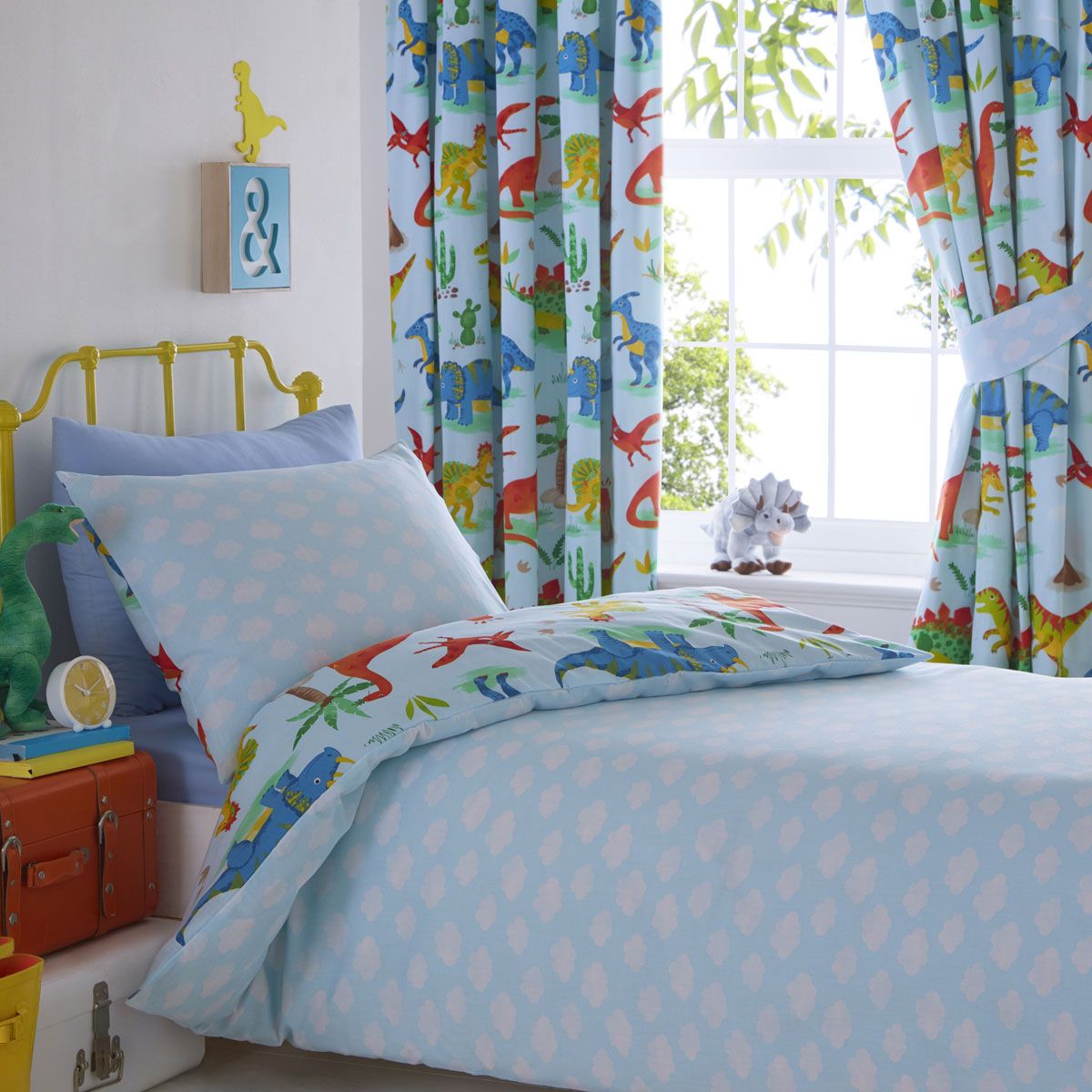 Dinosaur bedding and curtains shop