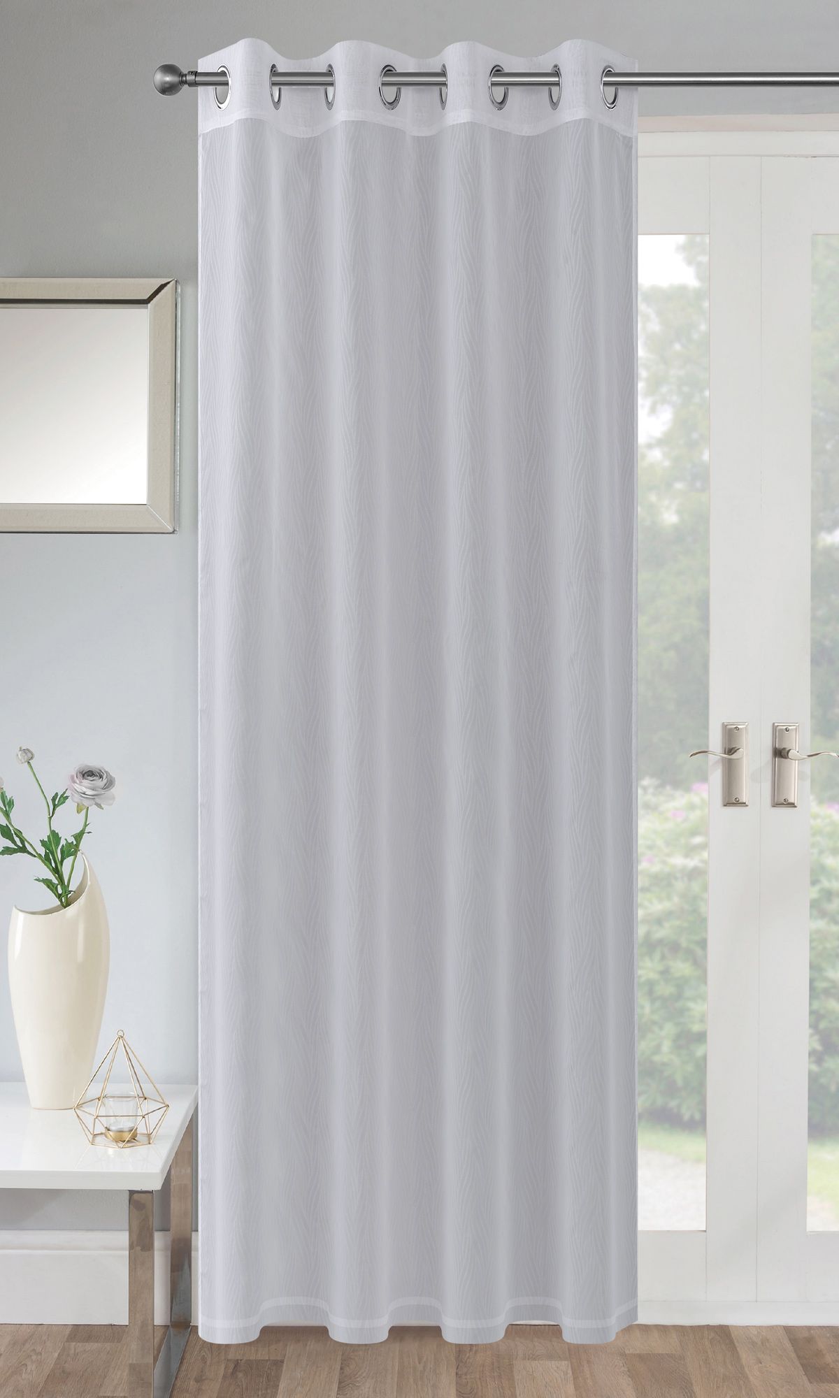 Eyelet sales voile curtains