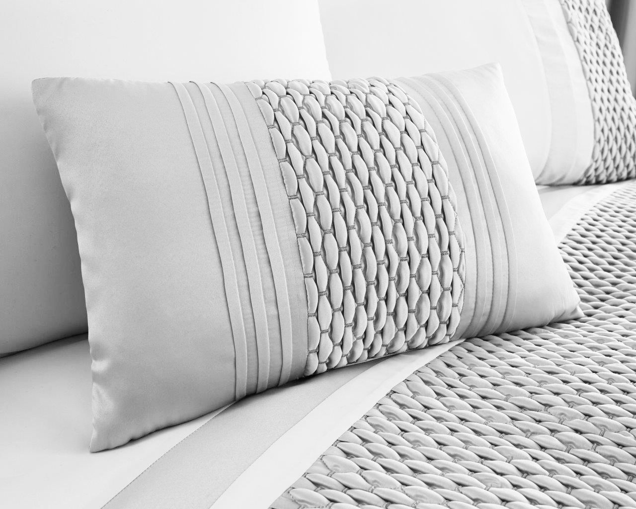 Grey top boudoir cushion