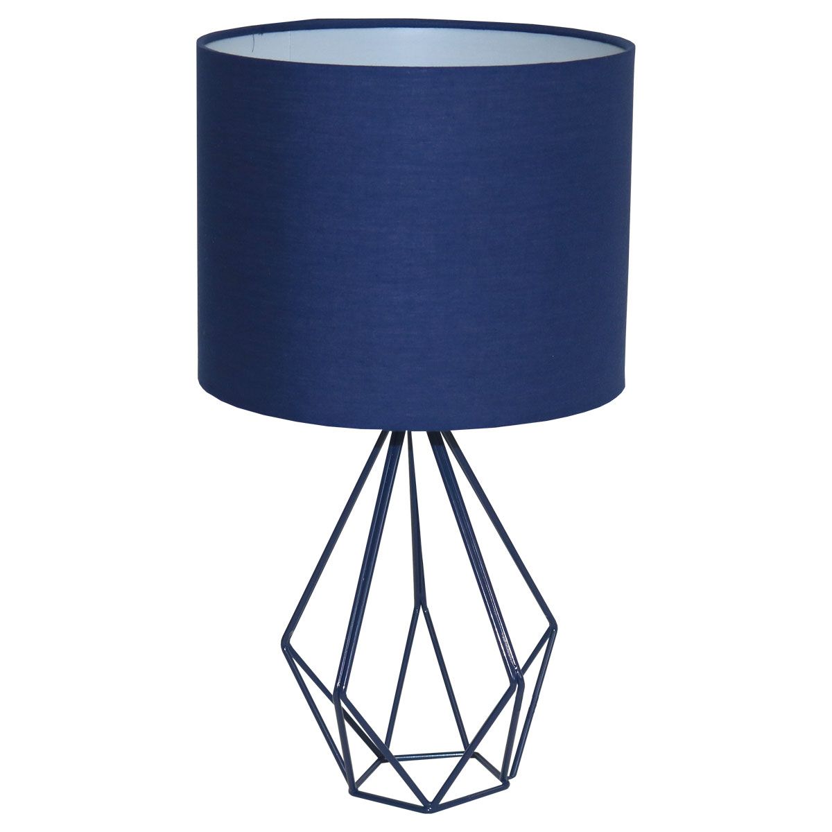 Navy blue bedside lamps deals