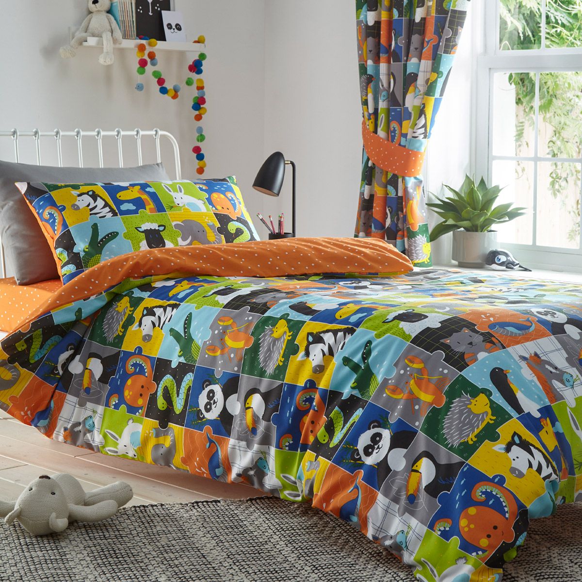 Animal Jigsaw Duvet Set XCBDS