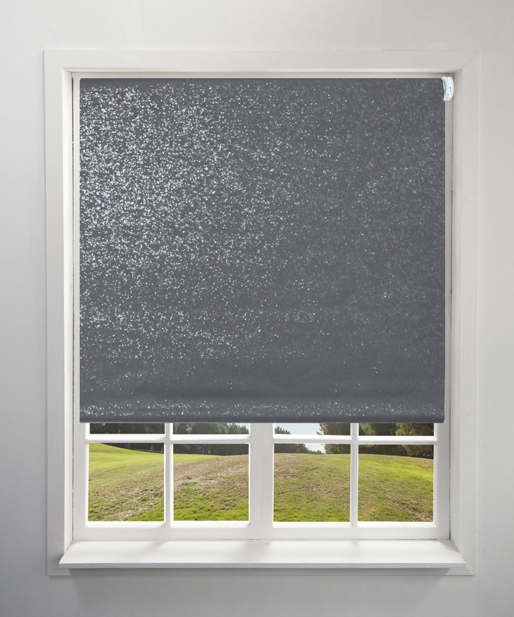 Grey outlet blackout blind