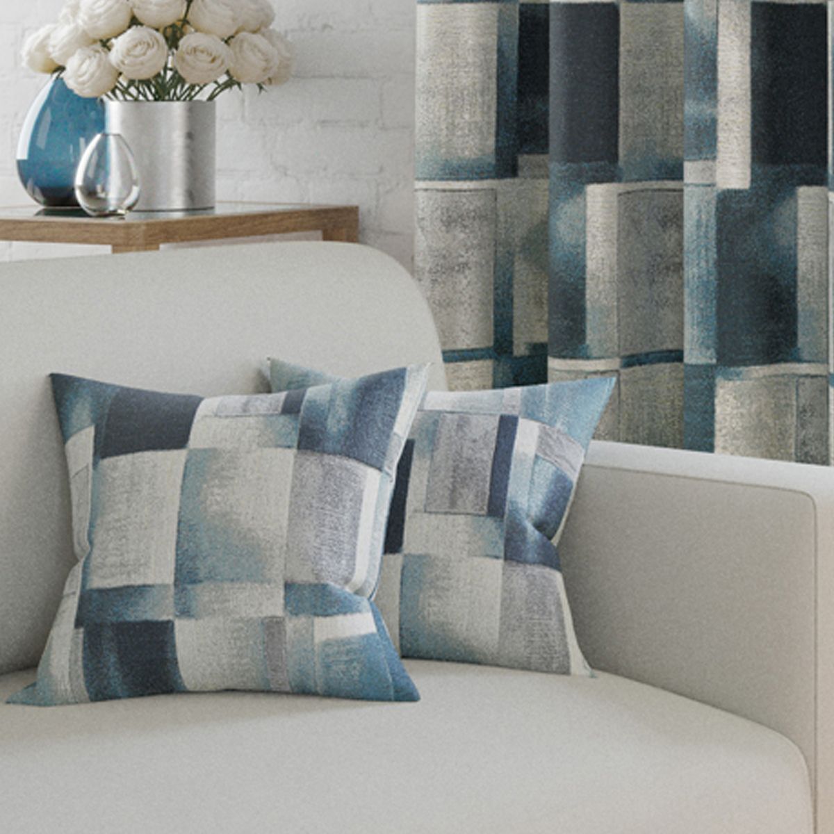 Sydney Teal Ready Made Eyelet Curtains