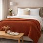 Waffle Rust Throw 150x200cm