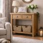 Chatsworth Medium Oak Console Table