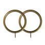 25/28mm Lesina Antique Brass Rings 8pk