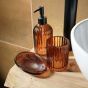 Amber Glass Tumbler