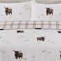 Angus Natural Cotton Rich Duvet Cover Set