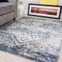 Antika Medallion Navy Rug