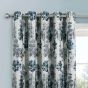 Ariel Blue Ready Made Eyelet Curtains