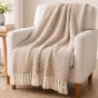 Asher Beige Bedspread 180x200cm