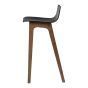 Ava Low Back Ebony Chair Pair