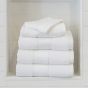 Balmoral Luxury Sheared Velour White Towel Range
