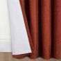 Belgravia Terracotta Blackout Ready Made Eyelet Curtains