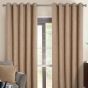 Belgravia Beige Blackout Ready Made Eyelet Curtains