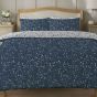 Blair Navy Cotton Mix Duvet Set