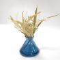 Natural Grass In Blue Vase