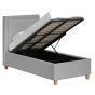 Bonnie Grey Gas Lift Bed Frame With Storage