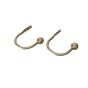 22/25mm Finesse Antique Brass Hold Back Pair