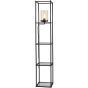 Brooklyn 3 Glass Shelf Floor Lamp