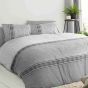 Callum Grey Cotton Rich Duvet Set