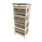 Fabian White 4 Drawer Storage Unit