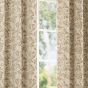 Canterbury Natural Ready Made Lined Eyelet Curtains