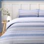 Causeway Blue Cotton Rich Duvet Cover Set