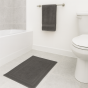500gsm Zero Twist Charcoal Bathmat