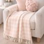 Checkers Throw Blush 130x170cm