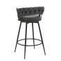 Chester Grey Swivel Bar Stool