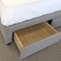 Havana Grey Bed Frame With Drawers