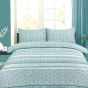 Clarke Teal Cotton Rich Duvet Set