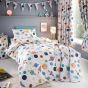 Cosmic White Cotton Mix Duvet Cover Set