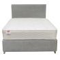 Cruz Steel King Divan Bed & Mattress Bundle