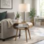 Curve Natural Lamp Table