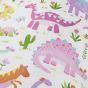 Daisy Dino Purple Cotton Mix Duvet Cover Set