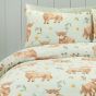 Daisy Sage Cotton Mix Duvet Cover Set