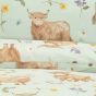 Daisy Sage Cotton Mix Duvet Cover Set